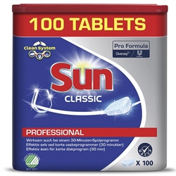 Maskinopvask tabs Sun Professional Classic 100 tabs