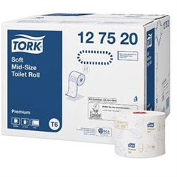 Tork T6 Premium Compact Toiletpapir 2 lags 27 rl.
