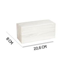 Pristine Z-fold Håndklædeark 2 lags Extra Soft 3750 ark