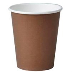 Kaffebæger 25 cl i brun pap.
