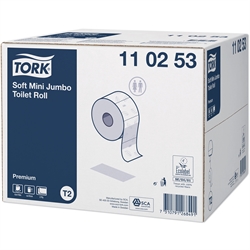 Tork T2 Premium jumbo toiletpapir kasse med 12 ruller