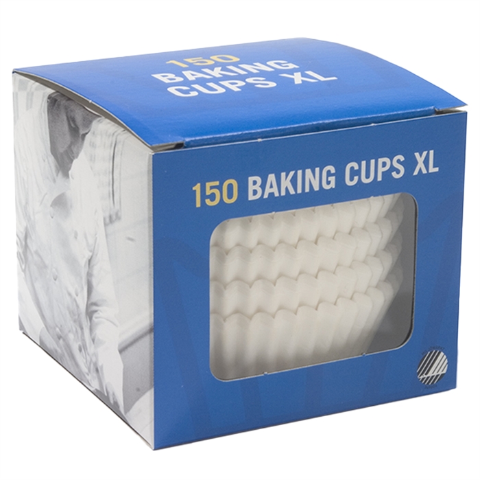 Muffinsform XL Ø60x25 mm Papir Hvid