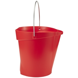 Spand 12 ltr. Rød Vikan siden