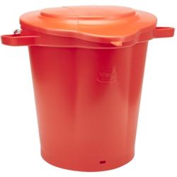 Spand 20 ltr. Rød Vikan forfra