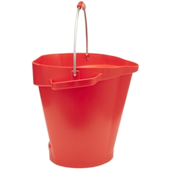 Spand 20 ltr. Rød Vikan siden