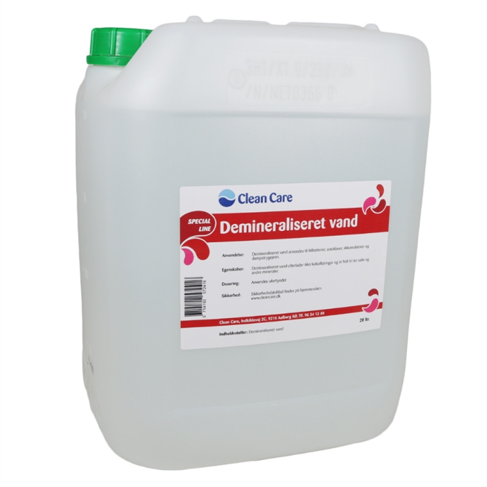 Demineraliseret vand 20 ltr.