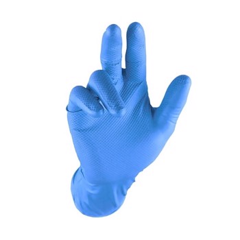 Keep Safe Grippaz blå nitril handsker 24 par str. S
