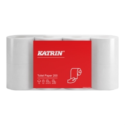 Toiletpapir Katrin Classic 200 2-lags 25 m