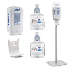 Purell berøringsfri desinfektions dispenser 1200 ml + GEL og stander