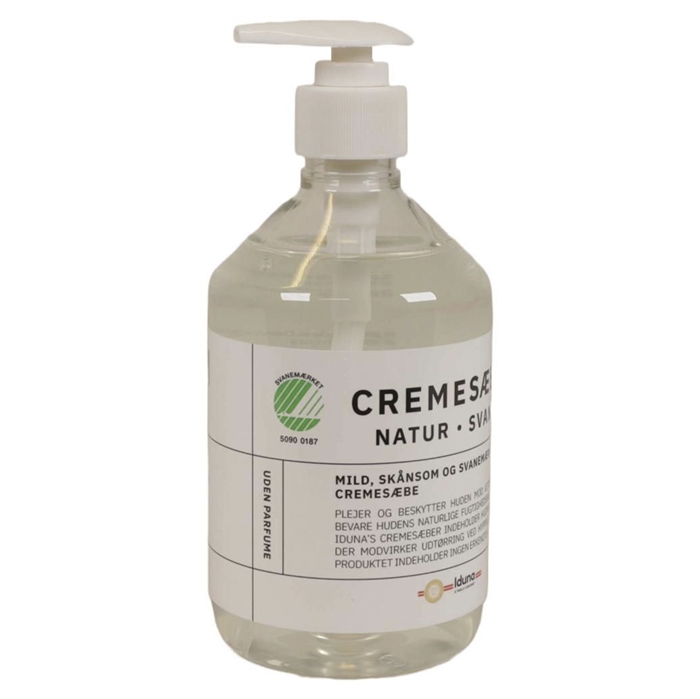 Cremesæbe natur uden farve/parfume 500 ml