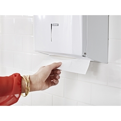 Katrin Metal Dispenser Hvid med håndklædeark