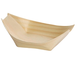 Båd til servering 80x45x20 mm træ