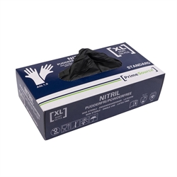 Sort engangshandske STANDARD nitril 100 stk. XL