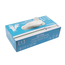 Hvid Nitrilhandsker STANDARD 100 stk. L