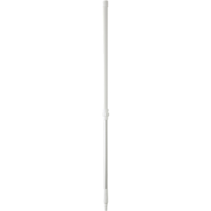 Vikan Teleskopskaft aluminium Hvid 130-181 cm