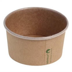 Isbæger brun 240 ml.