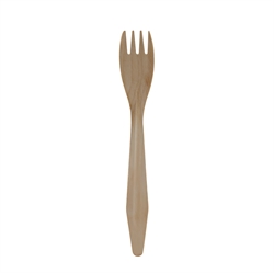 Gaffel 18,5 cm. Bionedbrydelig birketræ 2000 stk.