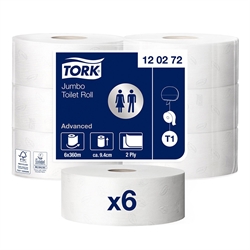 Tork T1 Advanced Jumbo toiletpapir 2-lags
