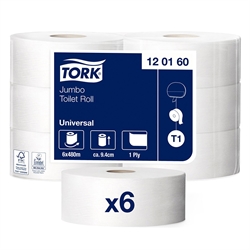 Tork T1 Universal Jumbo toiletpapir 1-lags