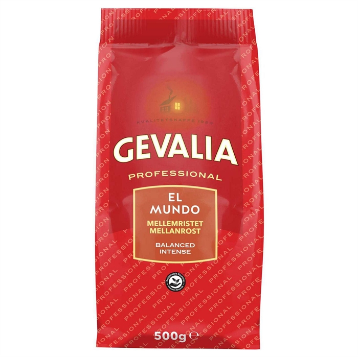 Gevalia El Mundo Mellemristet kaffe 500 gram