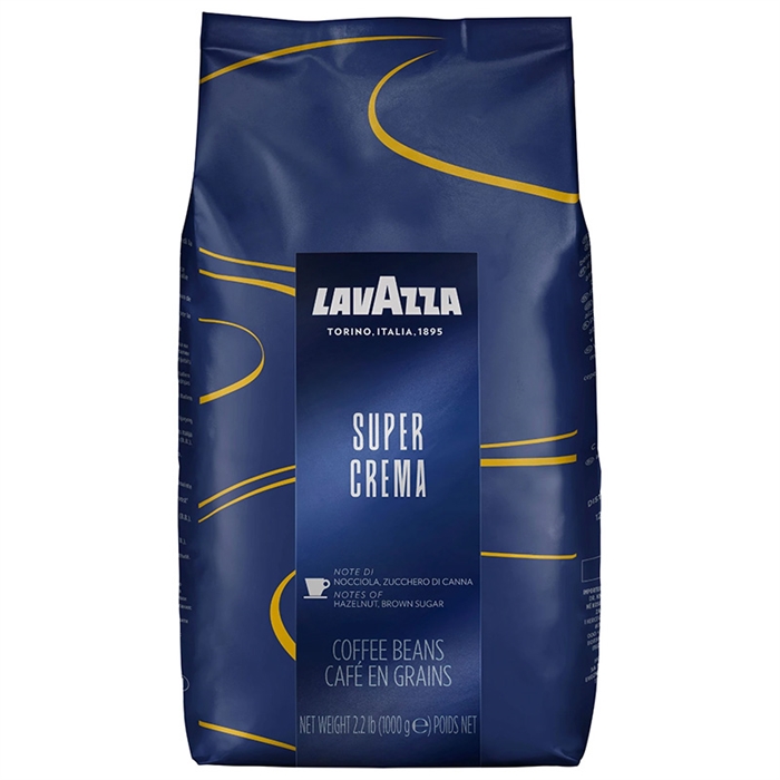 Kaffe Lavazza Super Crema Espresso helbønne