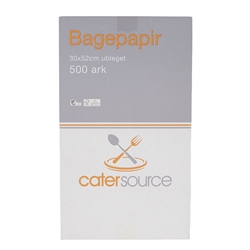 Bagepapir Catersource ubleget 30x52 cm