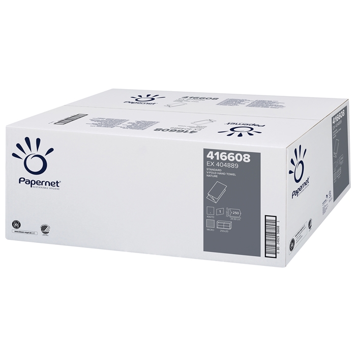 Papernet V-Fold håndklædeark 1-lag