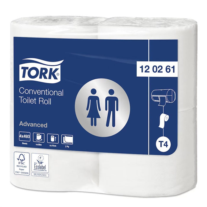 Tork Advanced Toiletpapir 61,6 mtr. 2-lags