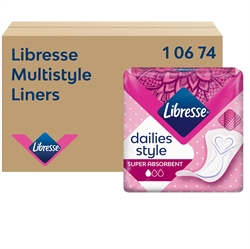 Trusseindlæg Libresse Multistyle uden parfume 300 stk