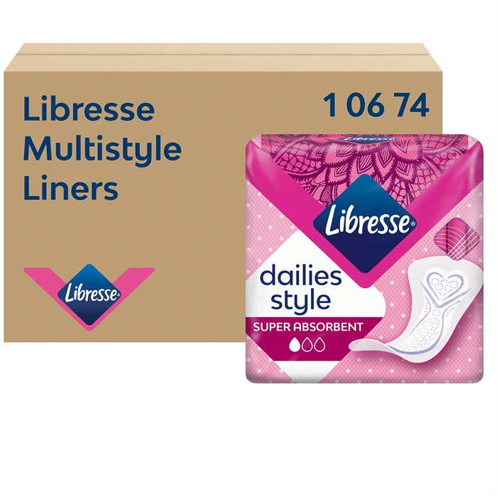 Trusseindlæg Libresse Multistyle uden parfume 300 stk