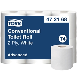 Toiletpapir Tork Advanced 2-lags 42 rl. 