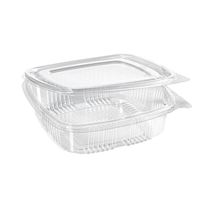 Bæger Deli med hængslet låg 750 ml klar 400 stk.