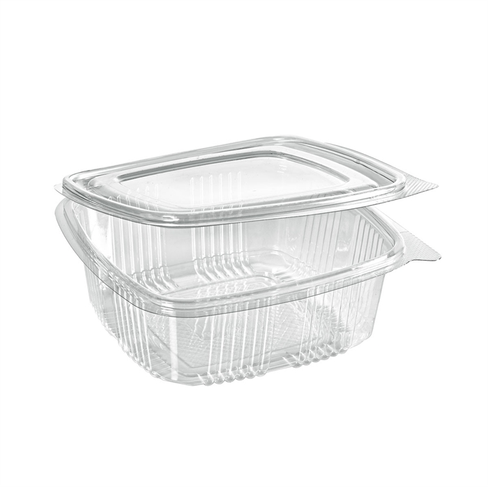 Bæger Deli med hængslet låg 1000 ml klar 400 stk.