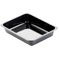 Bakke 1-rum 1200 ml sort 300 stk.