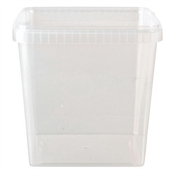 Bøtte 5000 ml 195x195x190 mm Fryseegnet minus 20 grader PP Klar