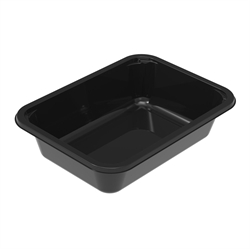 Bakke 1-rum 765 ml 187x137x45 mm CPET Sort