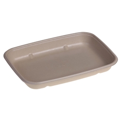 Bakke 600 ml L230xB165xH30mm bagasse bionedbrydelig biocoated