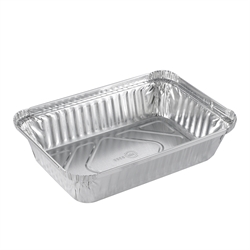Alubakke 890 ml 207x141x41 mm rektangulær kraftig kvalitet