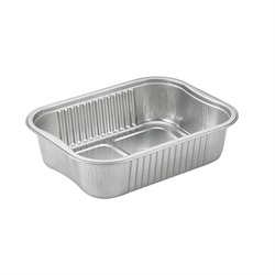 Alubakke Ready2Cook 750 ml 178x136x45 mm Sølv