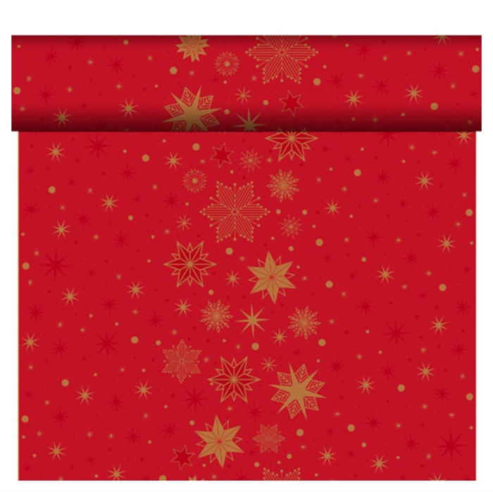 Kuvertløber Dunicel Tete á Tete FSC Star Shine Red 4 rl.