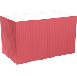 Dunicel bordskørt 72 x 400 cm Bordeaux