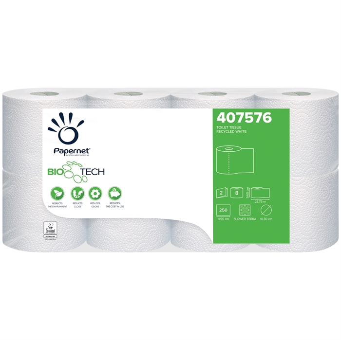 Toiletpapir Papernet Biotech 2-lags