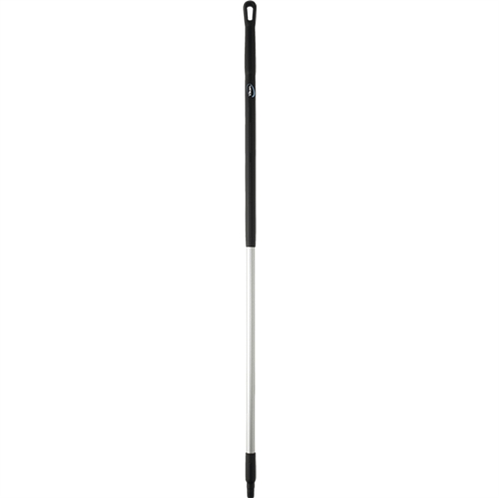Aluminiumsskaft Vikan 150 cm med gevind sort