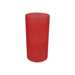 Star glas til oilelampe rød 6 stk