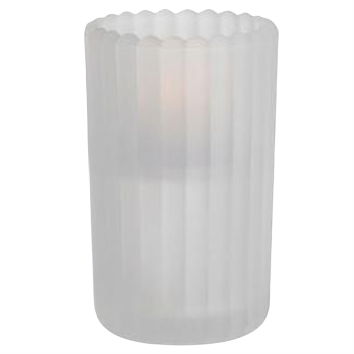 Stage til olielampeModel Stripe Frostet