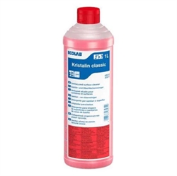 Ecolab Kristalin Classic Alkalisk med farve/parfume 1ltr x 12fl.