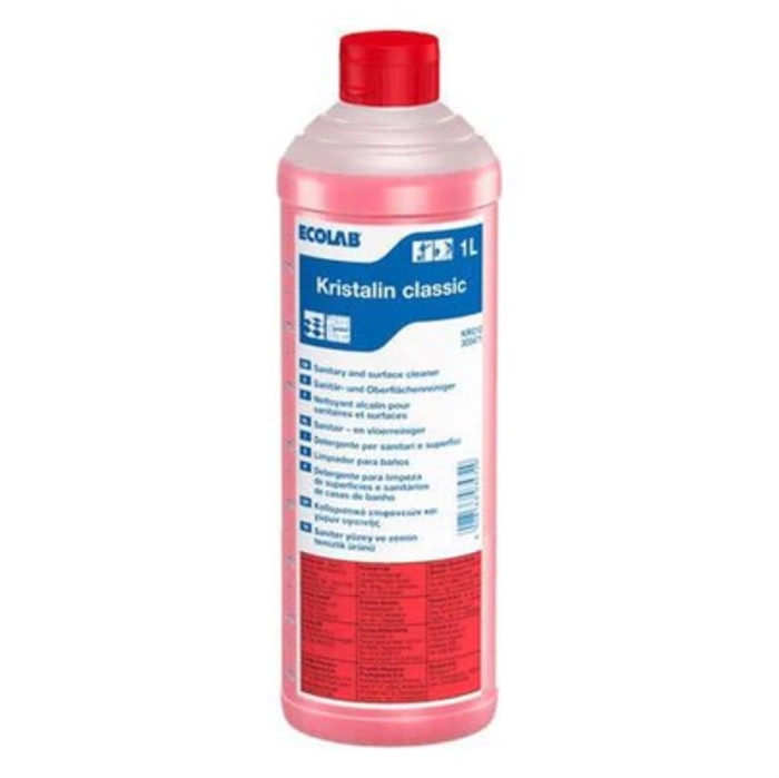 Ecolab Kristalin Classic Alkalisk med farve/parfume 1ltr x 12fl.