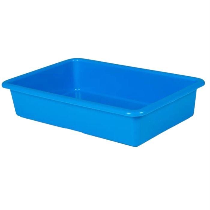 Plastbakke blå 39,5x26x8 cm