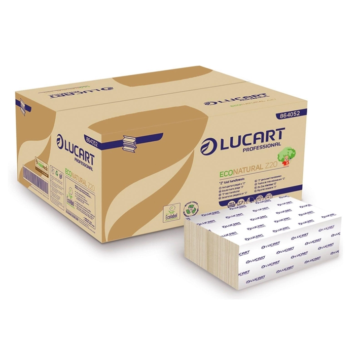 Lucart Econaturel 2 lag Z-fold 3000 stk.