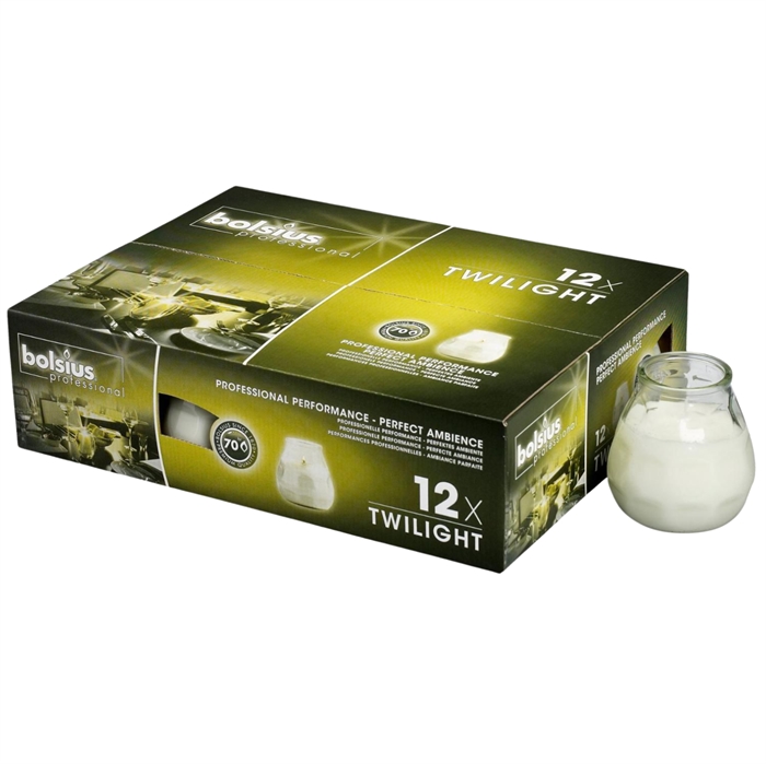 Lysbowle Klar 70 timer 12 stk.